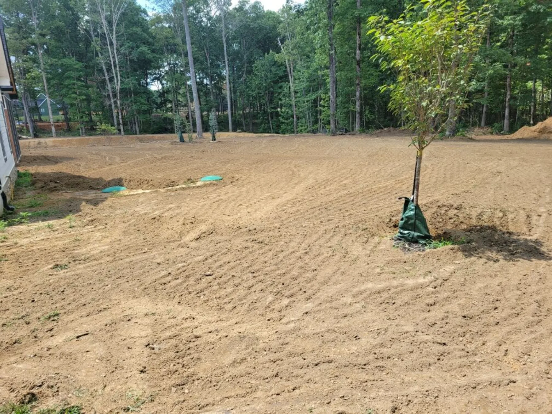 Excavation equipment on job site near Shelbyville, Tennessee