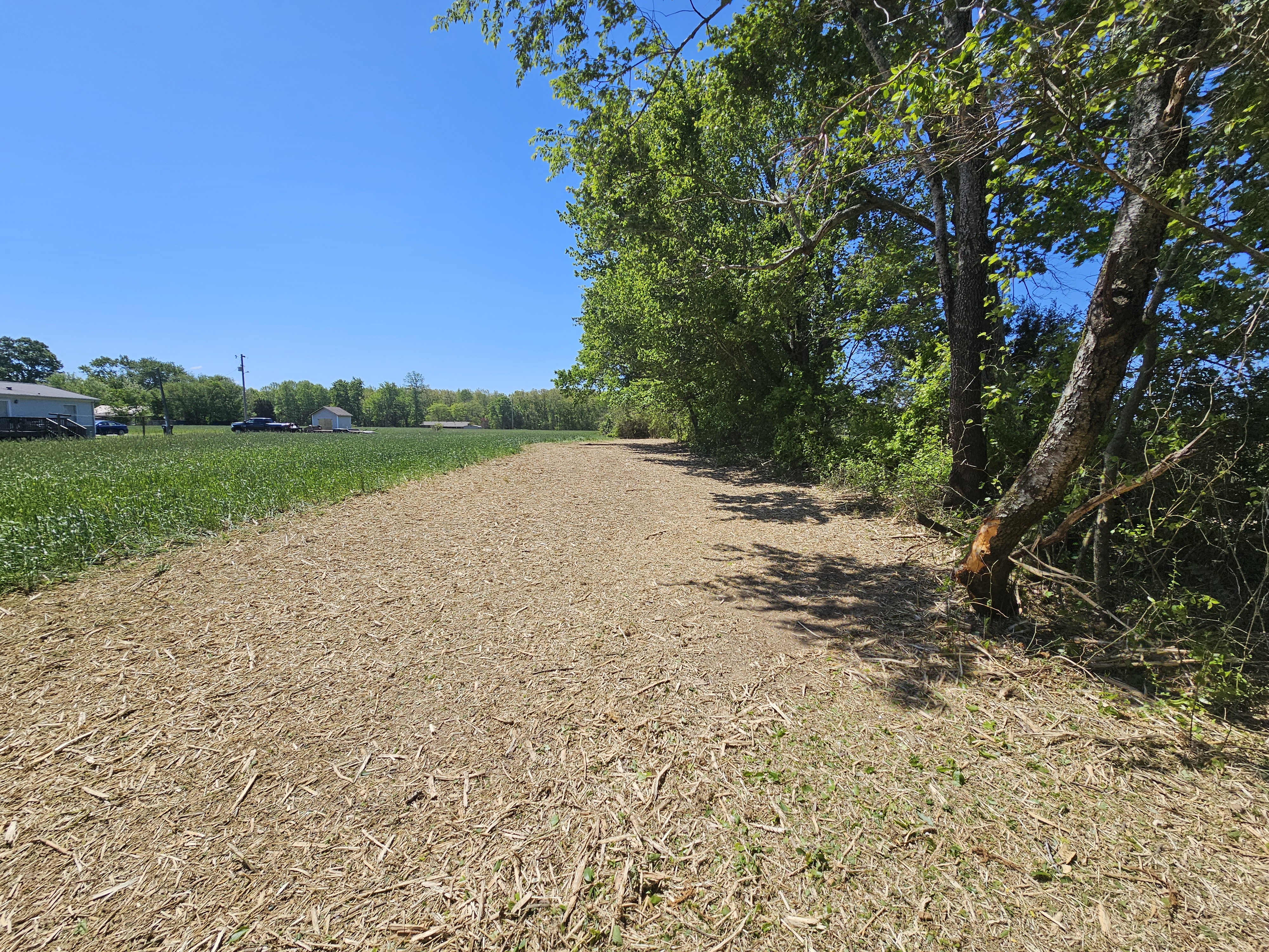 Grading work near Percy Priest Lake area