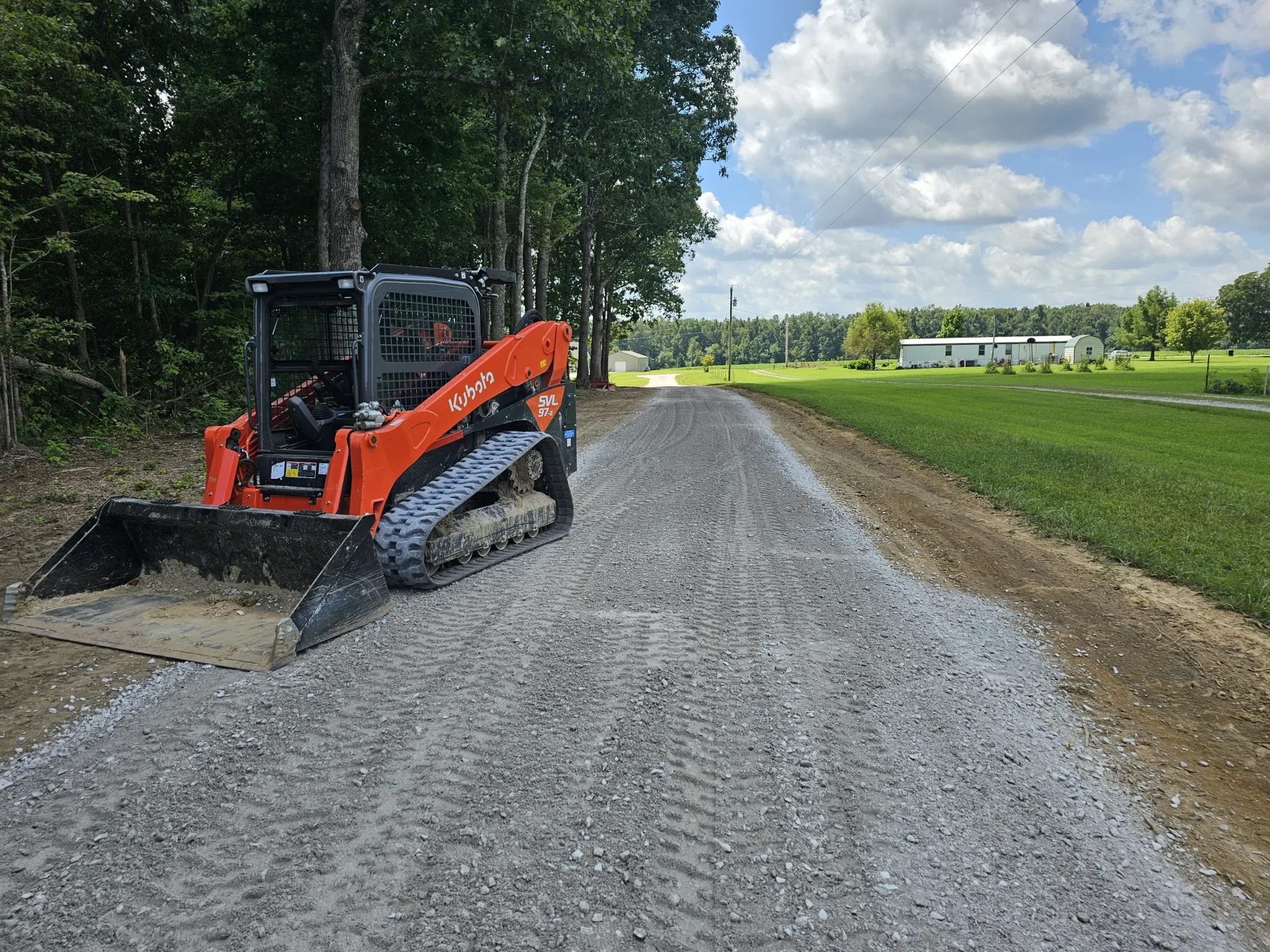 Bush hogging project in Manchester, Tennessee