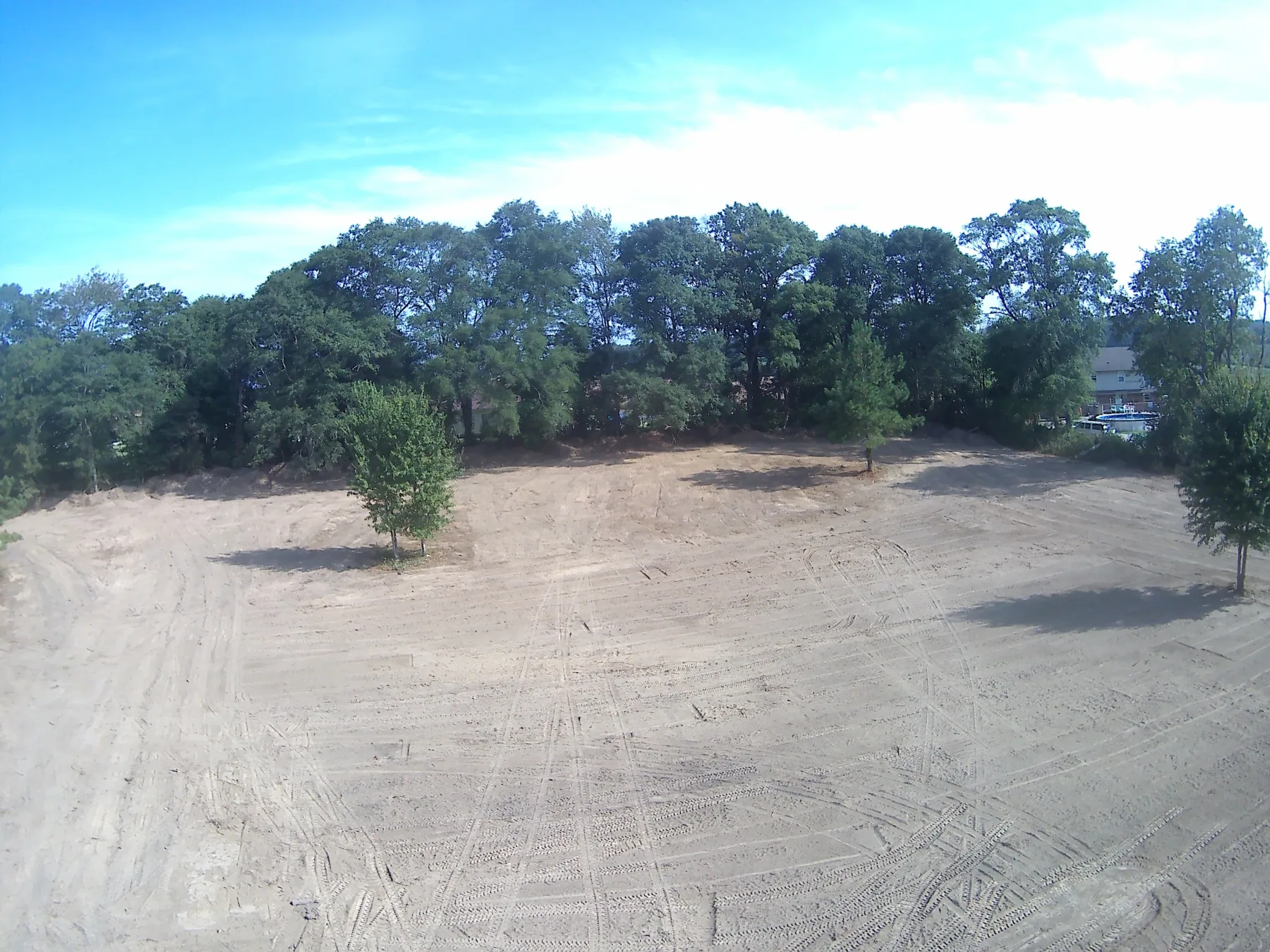 Bush hogging fence line clearing by S and S Excavation