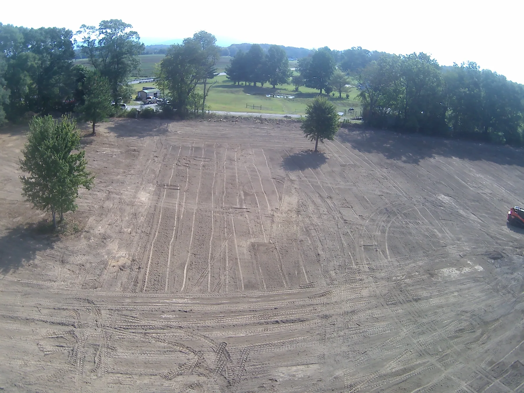 Mowed pasture land in Tennessee