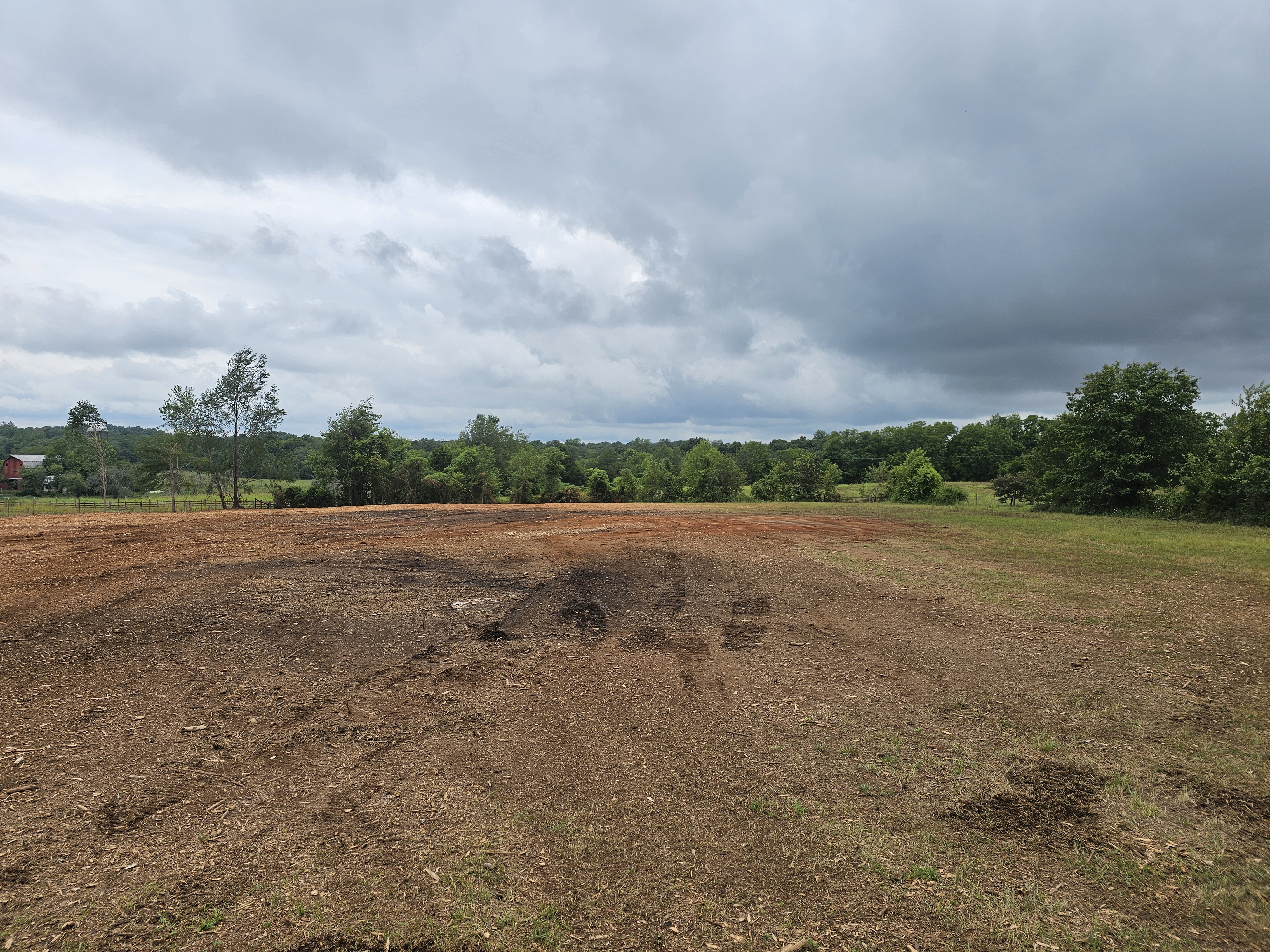 Parking area construction by S and S Excavation
