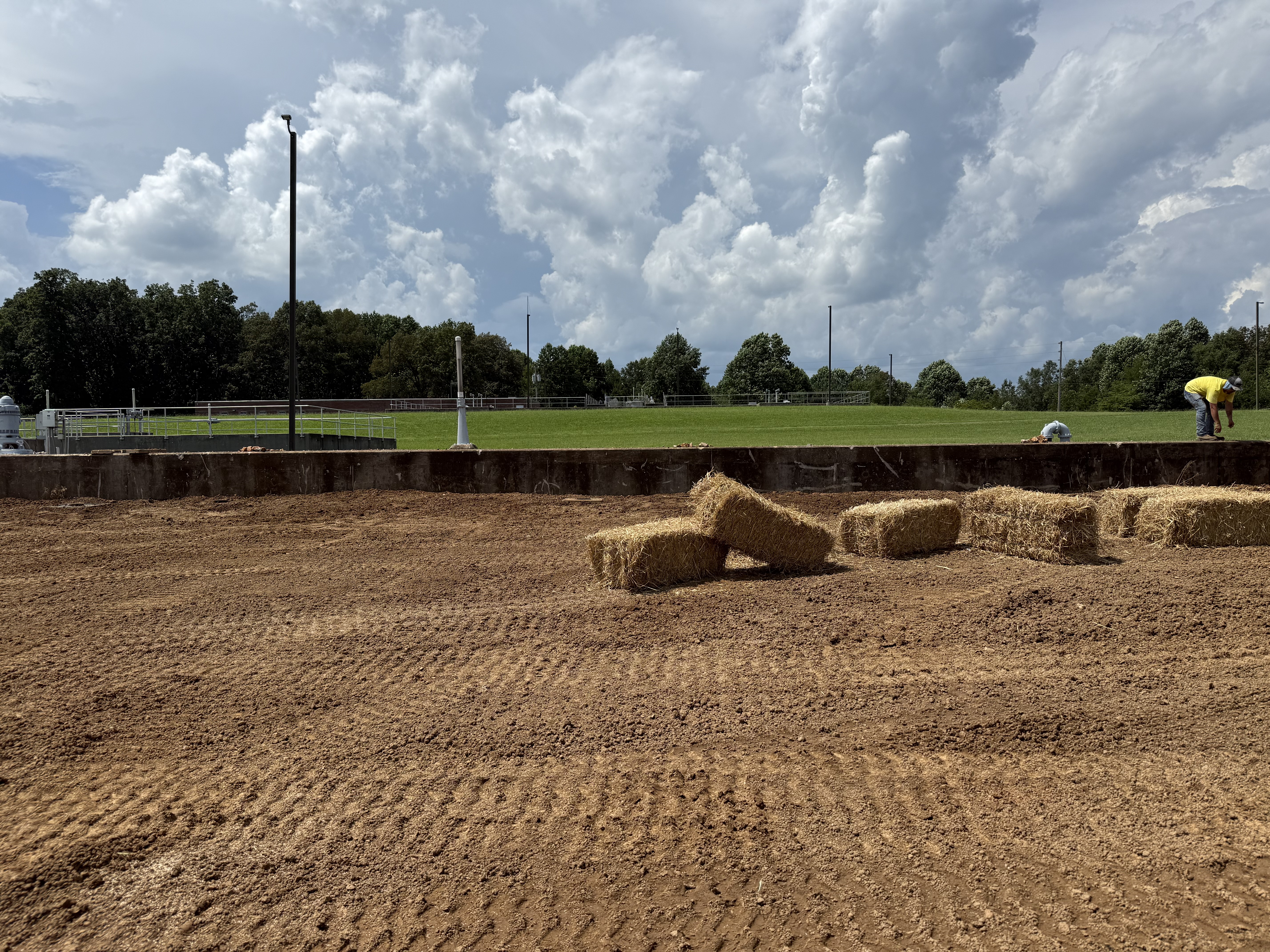 Finished mass graded industrial site in Tennessee