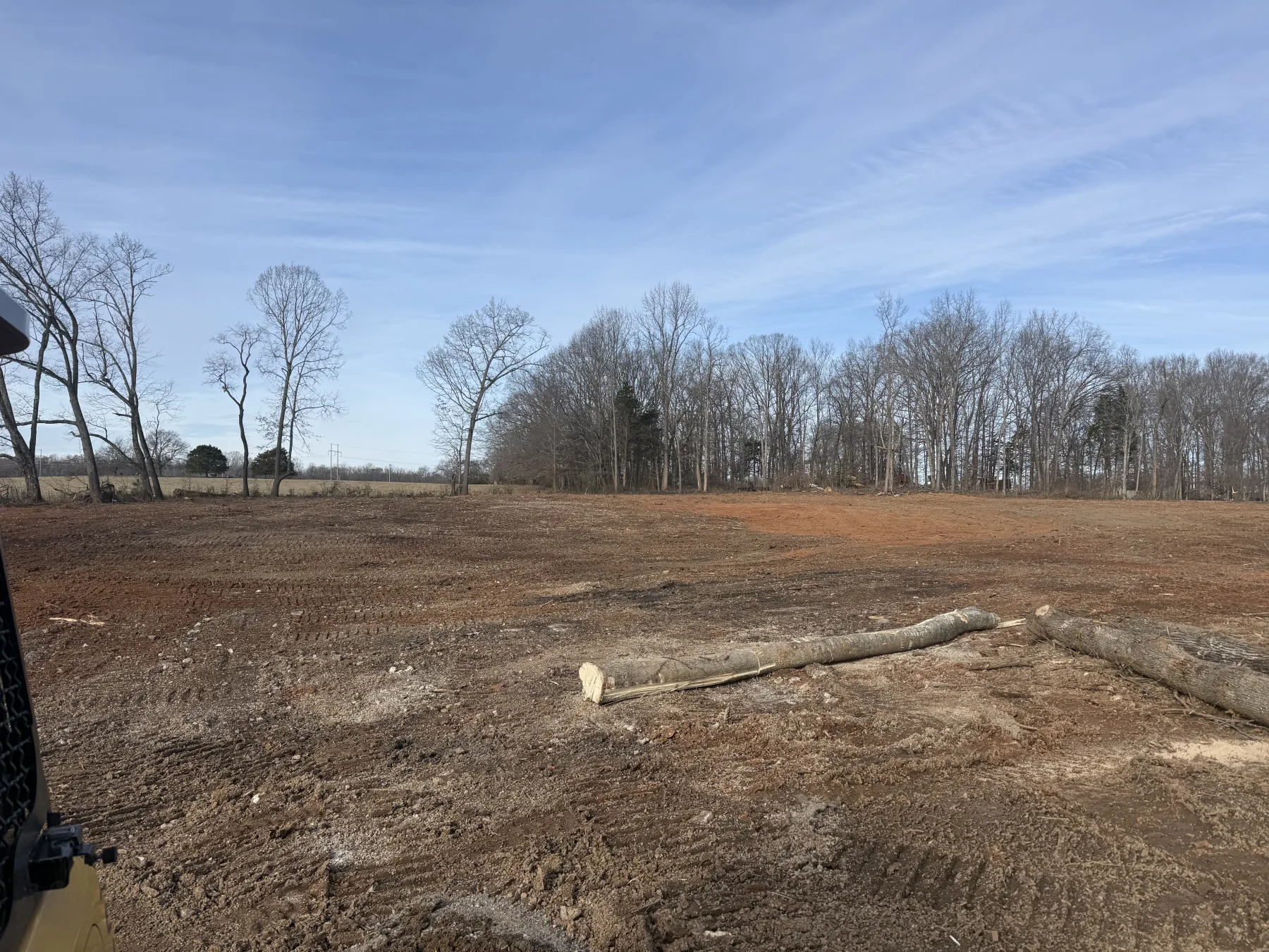 Excavation work near Auburntown, Tennessee