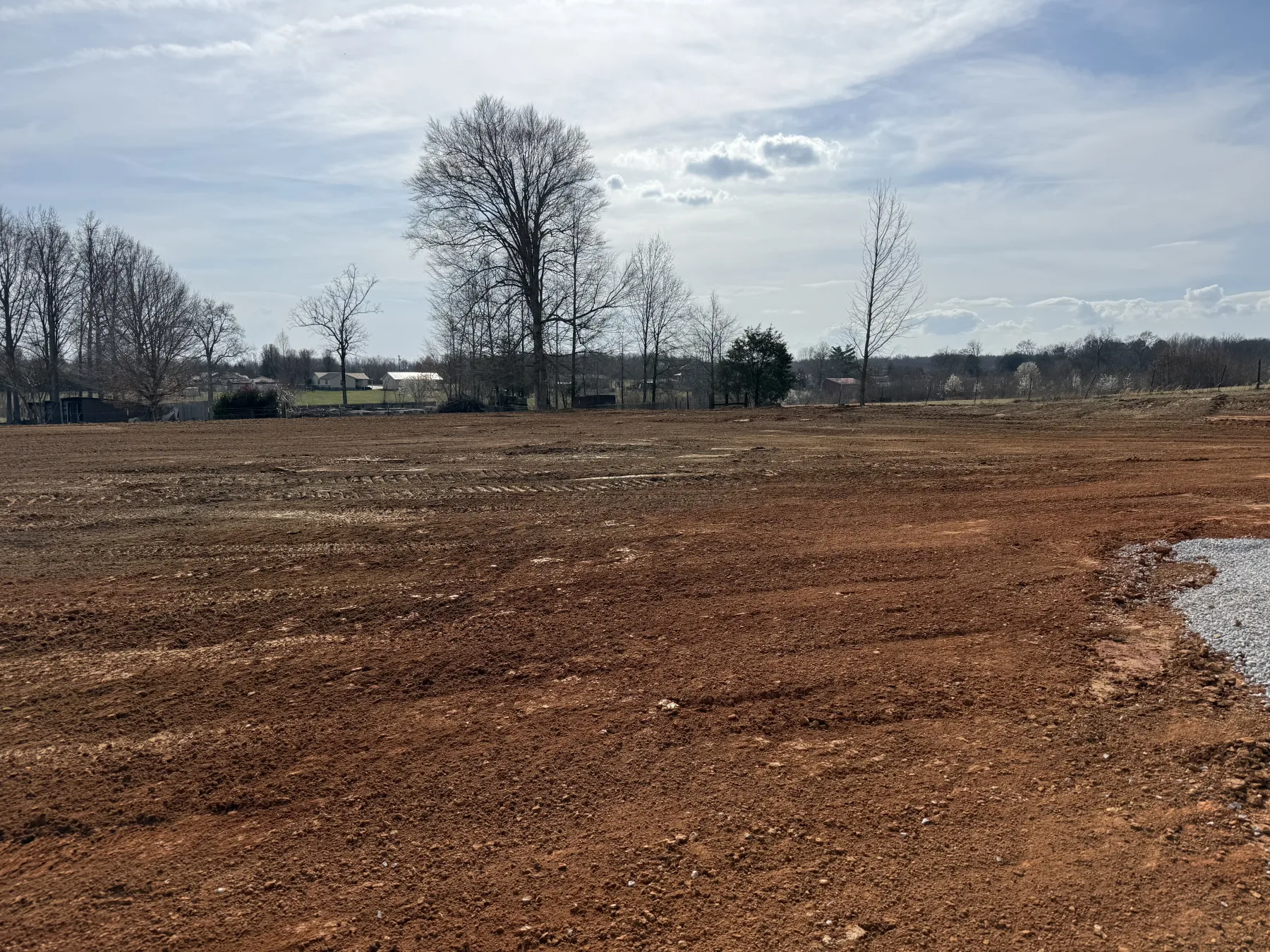 Distribution center earthwork project in Tennessee