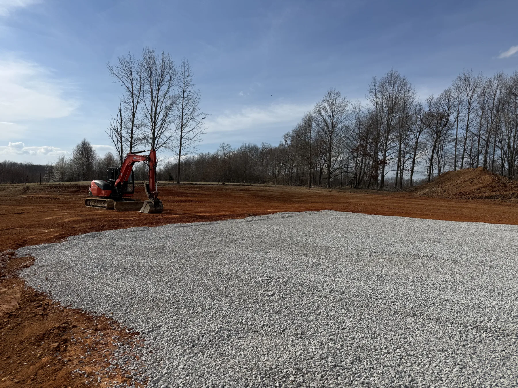 Site development project in Manchester, Tennessee