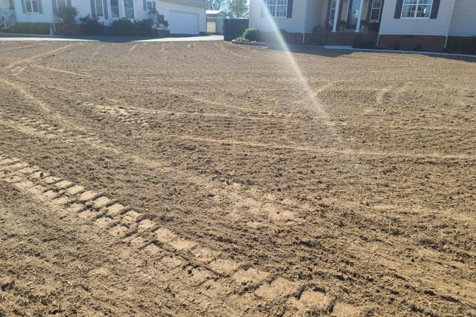 Graded site prep for new construction in Murfreesboro, TN
